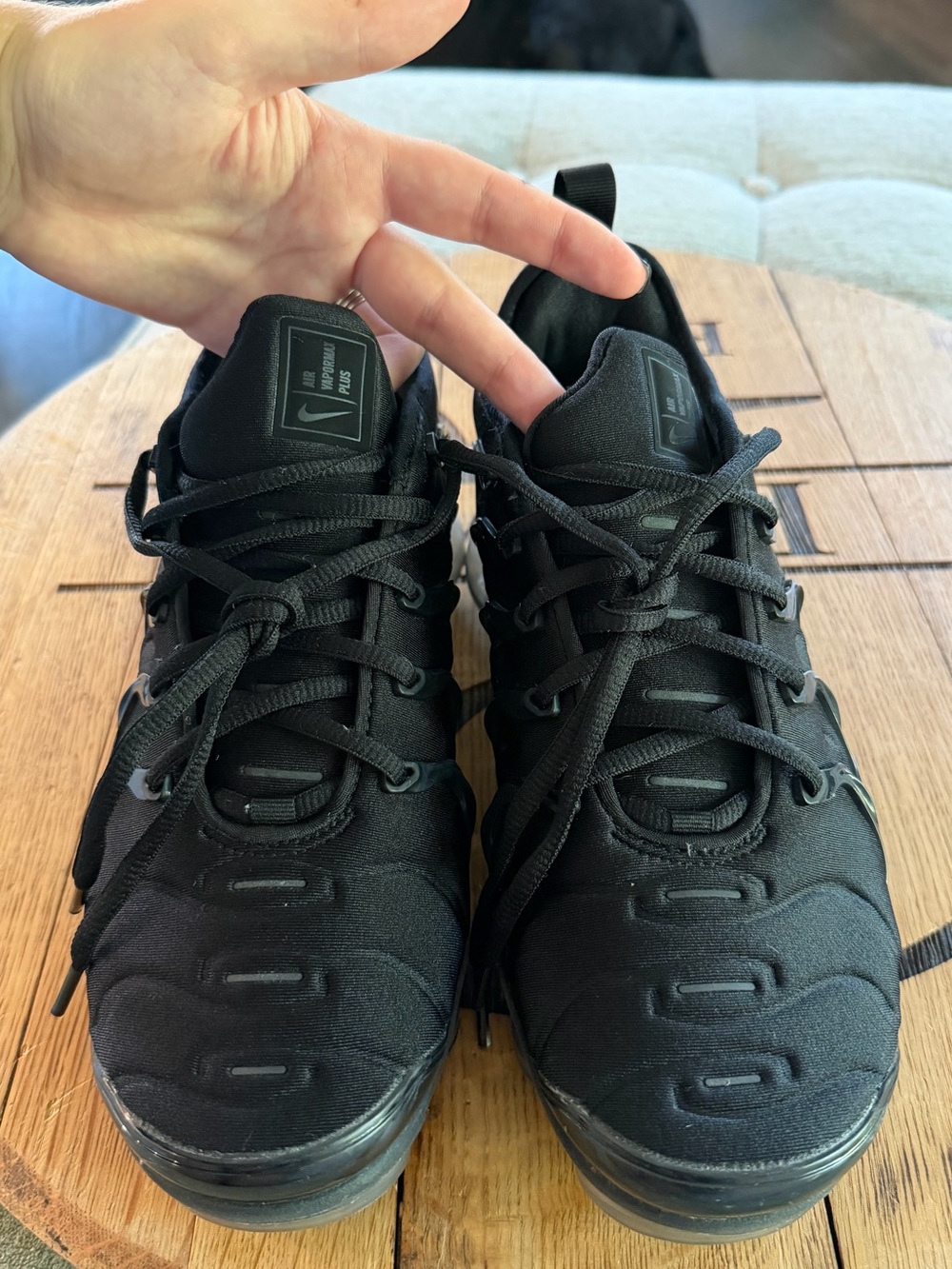 Nike Black Air Vapor Max PLUS